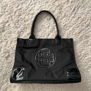 Tory Burch Small Ella Tote Black